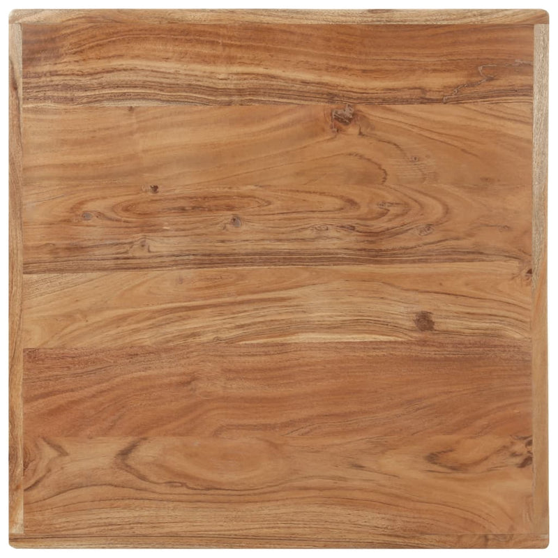 vidaXL tömör akácfa bisztróasztal 60 x 60 x 76 cm