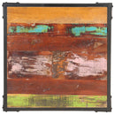 vidaXL tömör újrahasznosított fa dohányzóasztal 60 x 60 x 35 cm