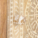 vidaXL tömör mangófa dohányzóasztal 90 x 50 x 35 cm