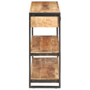 vidaXL tömör nyers mangófa tálalószekrény 120 x 30 x 75 cm