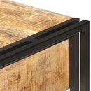 vidaXL tömör nyers mangófa tálalószekrény 120 x 30 x 75 cm