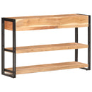 vidaXL tömör akácfa komód 120 x 30 x 75 cm