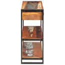 vidaXL tömör újrahasznosított fa tálalószekrény 120 x 30 x 75 cm