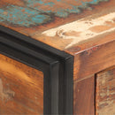 vidaXL tömör újrahasznosított fa tálalószekrény 120 x 30 x 75 cm