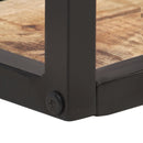 vidaXL 2 db nyers mangófa fali polc 40 cm