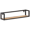 vidaXL 2 db nyers mangófa fali polc 80 cm