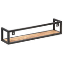 vidaXL 2 db nyers mangófa fali polc 80 cm