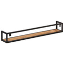 vidaXL 2 db nyers mangófa fali polc 120 cm