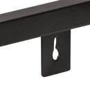 vidaXL 2 db tömör újrahasznosított fa fali polc 120 cm