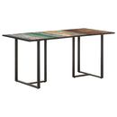 vidaXL tömör újrahasznosított fa étkezőasztal 160 cm