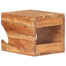 vidaXL falra szerelhető tömör akácfa kerékpártartó 35 x 25 x 25 cm