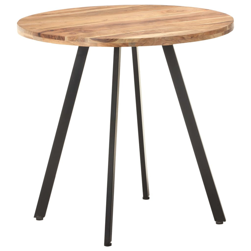 vidaXL tömör akácfa étkezőasztal 80 cm