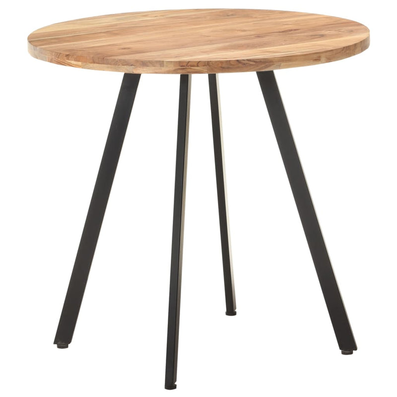 vidaXL tömör akácfa étkezőasztal 80 cm