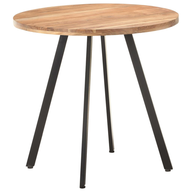 vidaXL tömör akácfa étkezőasztal 80 cm