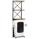 vidaXL fehér nyers mangófa traktor borszekrény 49 x 31 x 172 cm