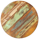 vidaXL tömör újrahasznosított fa dohányzóasztal Ø68 x 43 cm