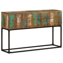 vidaXL tömör újrahasznosított fa tálalóasztal 120 x 30 x 75 cm