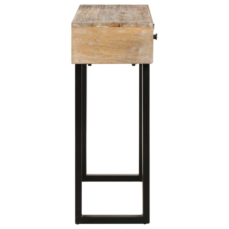 vidaXL tömör mangófa tálalóasztal 100 x 30 x 75 cm