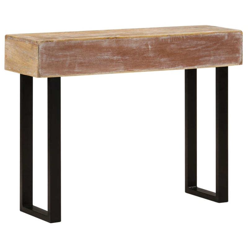 vidaXL tömör mangófa tálalóasztal 100 x 30 x 75 cm