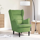 vidaXL világoszöld bársonyfotel