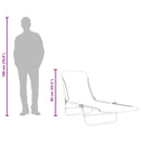 vidaXL 2 db kék összecsukható acél és szövet napozóágy