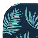 vidaXL 2 db levélmintás összecsukható acél és szövet napozóágy