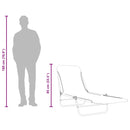 vidaXL 2 db levélmintás összecsukható acél és szövet napozóágy