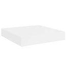 vidaXL 2 db magasfényű fehér MDF lebegő fali polc 23 x 23,5 x 3,8 cm