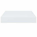 vidaXL 2 db magasfényű fehér MDF lebegő fali polc 23 x 23,5 x 3,8 cm