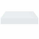 vidaXL 2 db magasfényű fehér MDF lebegő fali polc 23 x 23,5 x 3,8 cm