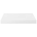 vidaXL magasfényű fehér MDF lebegő fali polc 40 x 23,5 x 3,8 cm
