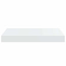 vidaXL 2 db magasfényű fehér MDF lebegő fali polc 40 x 23,5 x 3,8 cm