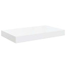vidaXL 2 db magasfényű fehér MDF lebegő fali polc 40 x 23,5 x 3,8 cm