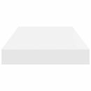 vidaXL 2 db magasfényű fehér MDF lebegő fali polc 40 x 23,5 x 3,8 cm