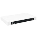 vidaXL 4 db magasfényű fehér MDF lebegő fali polc 40 x 23,5 x 3,8 cm