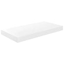 vidaXL magasfényű fehér MDF lebegő fali polc 50 x 23 x 3,8 cm