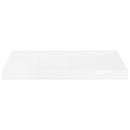 vidaXL magasfényű fehér MDF lebegő fali polc 50 x 23 x 3,8 cm