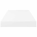 vidaXL magasfényű fehér MDF lebegő fali polc 50 x 23 x 3,8 cm