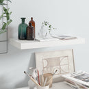vidaXL magasfényű fehér MDF lebegő fali polc 50 x 23 x 3,8 cm