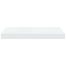 vidaXL 2 db magasfényű fehér MDF lebegő fali polc 50 x 23,5 x 3,8 cm