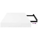 vidaXL 4 db magasfényű fehér MDF lebegő fali polc 50 x 23,5 x 3,8 cm