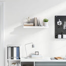 vidaXL magasfényű fehér MDF lebegő fali polc 60 x 23,5 x 3,8 cm
