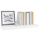 vidaXL magasfényű fehér MDF lebegő fali polc 60 x 23,5 x 3,8 cm
