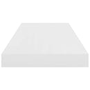 vidaXL magasfényű fehér MDF lebegő fali polc 60 x 23,5 x 3,8 cm