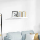 vidaXL magasfényű fehér MDF lebegő fali polc 60 x 23,5 x 3,8 cm