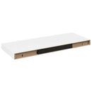 vidaXL magasfényű fehér MDF lebegő fali polc 60 x 23,5 x 3,8 cm