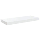 vidaXL 2 db magasfényű fehér MDF lebegő fali polc 60 x 23,5 x 3,8 cm