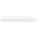 vidaXL 2 db magasfényű fehér MDF lebegő fali polc 60 x 23,5 x 3,8 cm