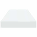vidaXL 2 db magasfényű fehér MDF lebegő fali polc 60 x 23,5 x 3,8 cm