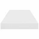 vidaXL 4 db magasfényű fehér MDF lebegő fali polc 60 x 23,5 x 3,8 cm